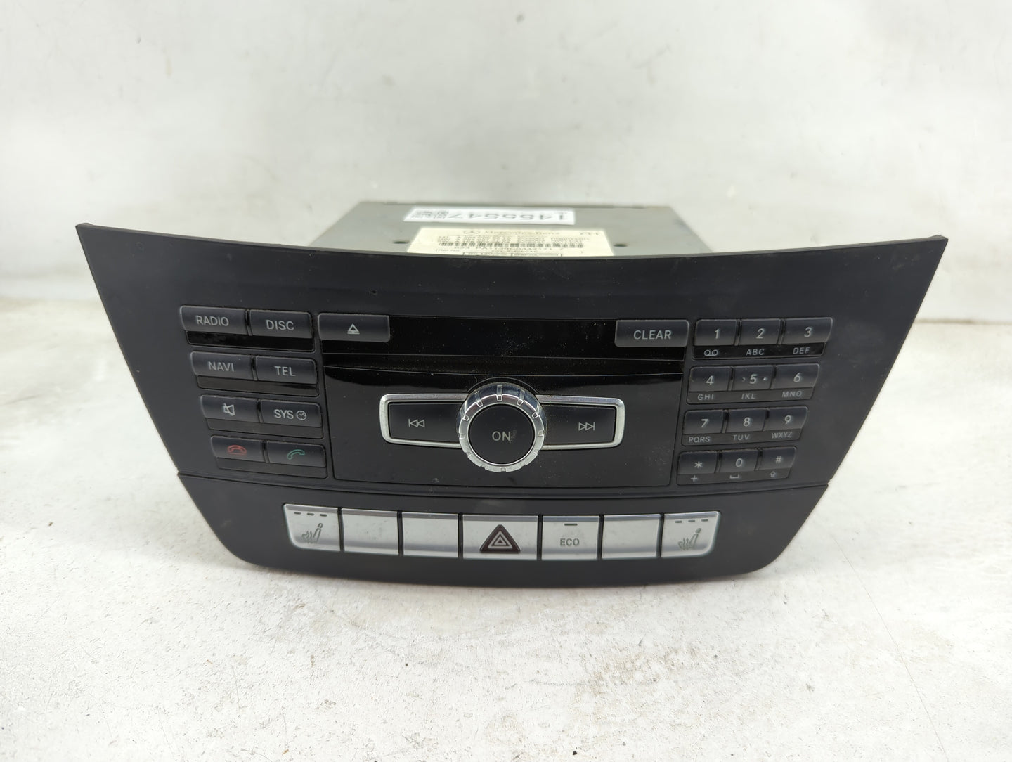 2013 Mercedes-Benz C300 Radio AM FM Cd Player Receiver Replacement P/N:A 166 902 28 04 A 204 901 37 03, A 204 900 96 10 Fits