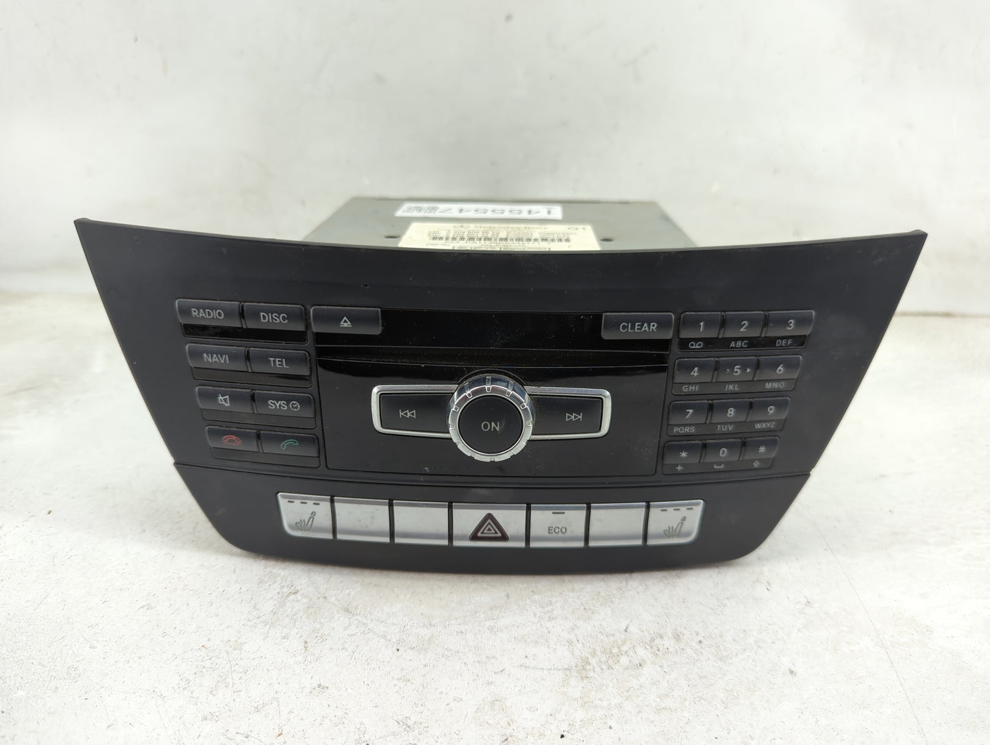 2013 Mercedes-Benz C300 Radio AM FM Cd Player Receiver Replacement P/N:A 166 902 28 04 A 204 901 37 03, A 204 900 96 10 Fits
