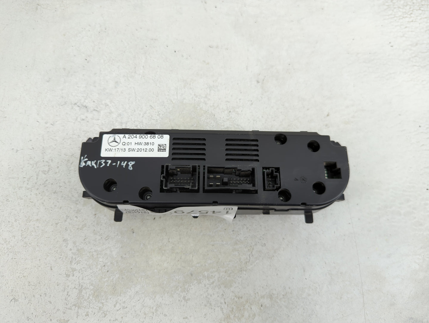 2013-2014 Mercedes-Benz C300 Climate Control Module Temperature AC/Heater Replacement P/N:A 204 900 68 08 Fits Fits 2013 201