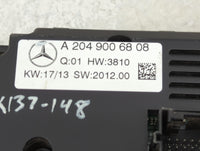 2013-2014 Mercedes-Benz C300 Climate Control Module Temperature AC/Heater Replacement P/N:A 204 900 68 08 Fits Fits 2013 201