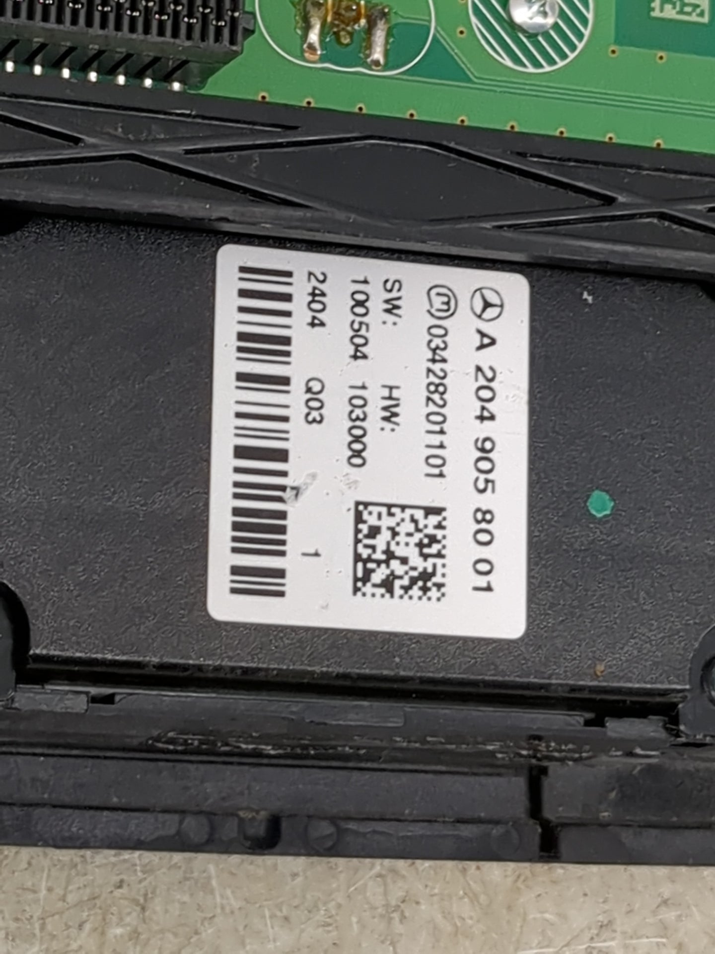 2013-2014 Mercedes-Benz C300 Climate Control Module Temperature AC/Heater Replacement P/N:A2049058001 0342820110 Fits OEM Us