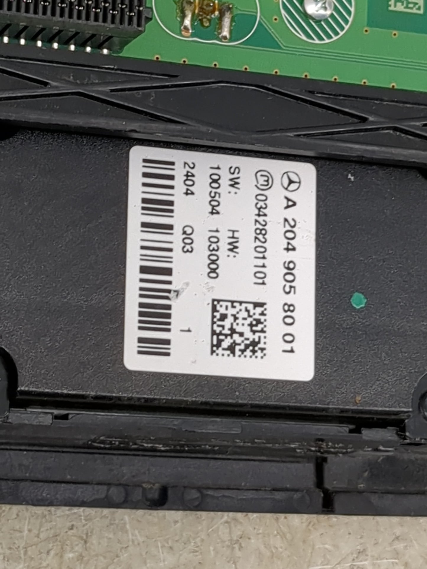 2013-2014 Mercedes-Benz C300 Climate Control Module Temperature AC/Heater Replacement P/N:A2049058001 0342820110 Fits OEM Us