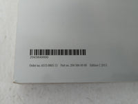 2013 Mercedes-Benz C300 Owners Manual Book Guide P/N:204 584 00 00 OEM Used Auto Parts - Oemusedautoparts1.com
