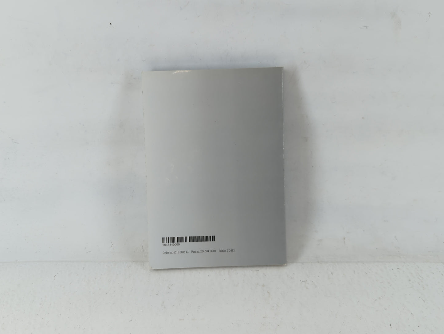 2013 Mercedes-Benz C300 Owners Manual Book Guide P/N:204 584 00 00 OEM Used Auto Parts - Oemusedautoparts1.com