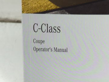 2013 Mercedes-Benz C350 Owners Manual Book Guide P/N:2045847582 204 584 75 82 OEM Used Auto Parts