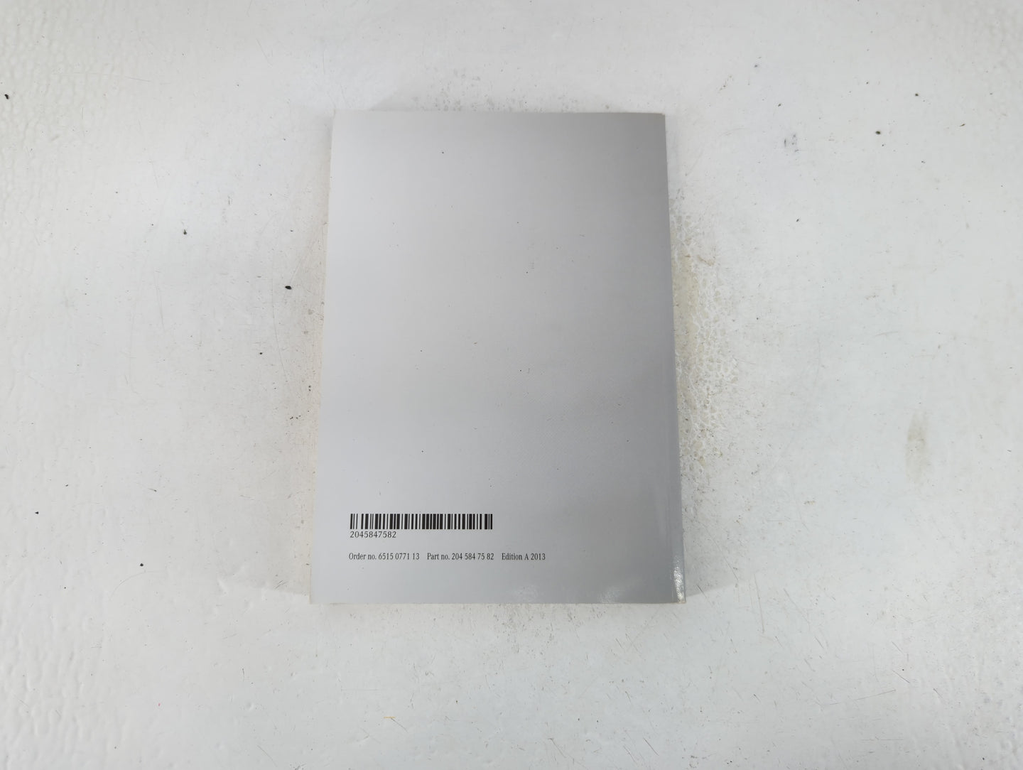 2013 Mercedes-Benz C350 Owners Manual Book Guide P/N:2045847582 204 584 75 82 OEM Used Auto Parts - Oemusedautoparts1.com