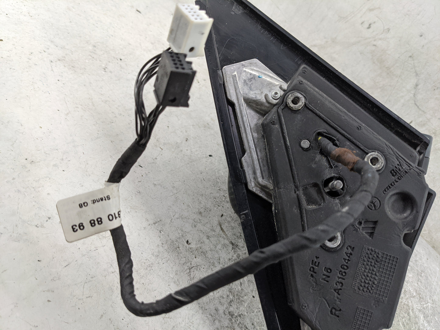 2013 Mercedes-Benz Cclass Passenger Side View Mirror - Right Door Mirror OEM Used - Oemusedautoparts1.com
