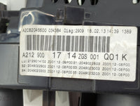 2013 Mercedes-Benz E-Class Instrument Cluster Speedometer Gauges P/N:A2C82046600 A2129001714 Miles:139K Fits Fits 2012 OEM U