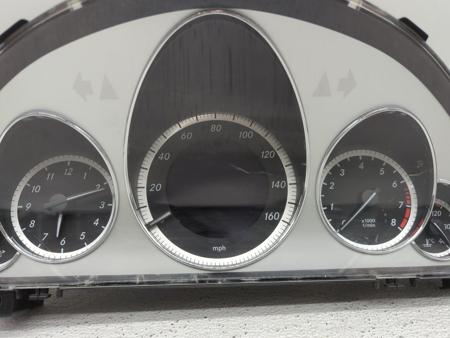 2013 Mercedes-Benz E-Class Instrument Cluster Speedometer Gauges P/N:A2129001714 A2C82046600, A2C53 Fits Fits 2012 OEM Used 