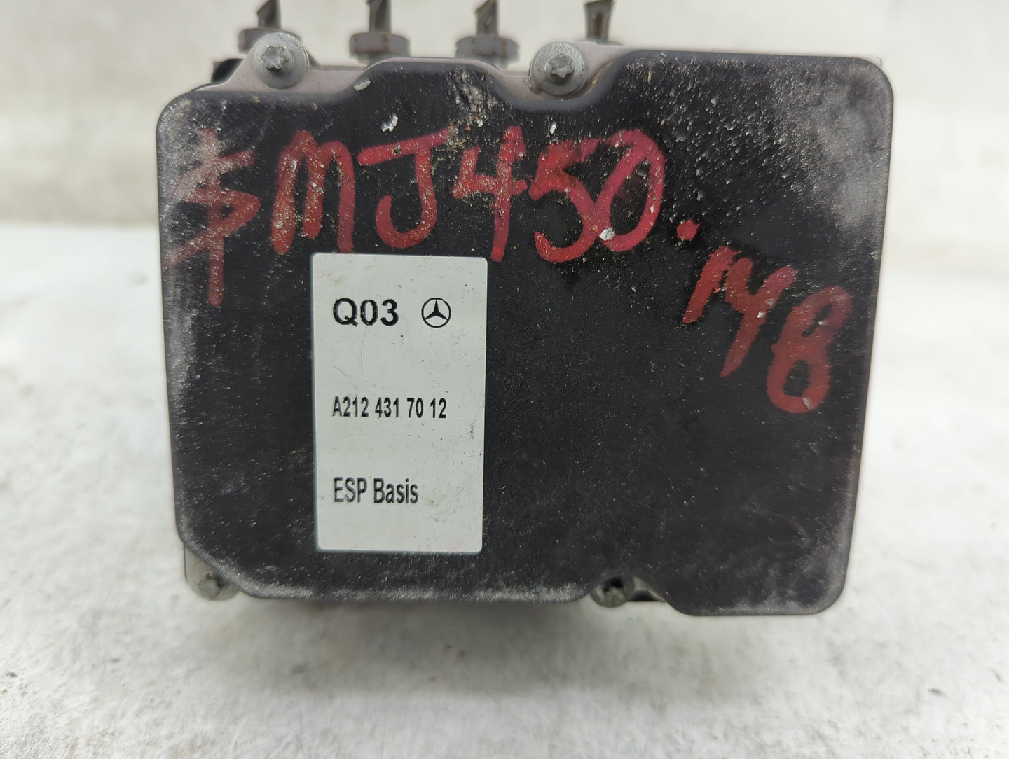 2013 Mercedes-Benz E-Class ABS Pump Control Module Replacement P/N:0265239257 A2124317012, 12116/6/22Q4, 5410L8301012 Fits O