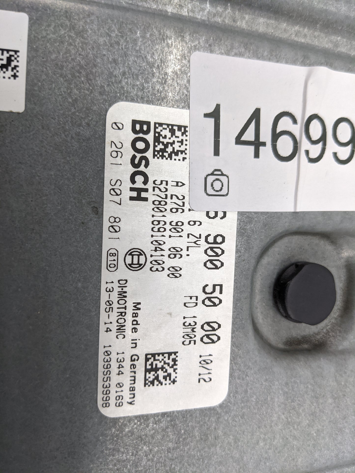 2013 Mercedes-Benz E-Class PCM Engine Control Computer ECU ECM PCU OEM P/N:A2769010600 0261S07801 Fits Fits 2014 2015 OEM Us