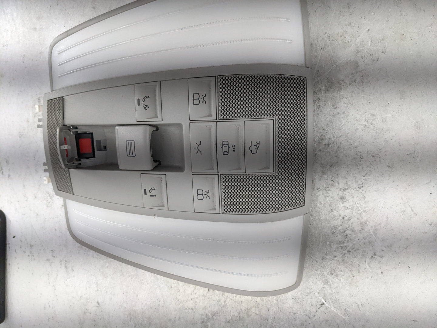2013 Mercedes-benz E-class Overhead Console W/rear Climate Control Gray - Oemusedautoparts1.com