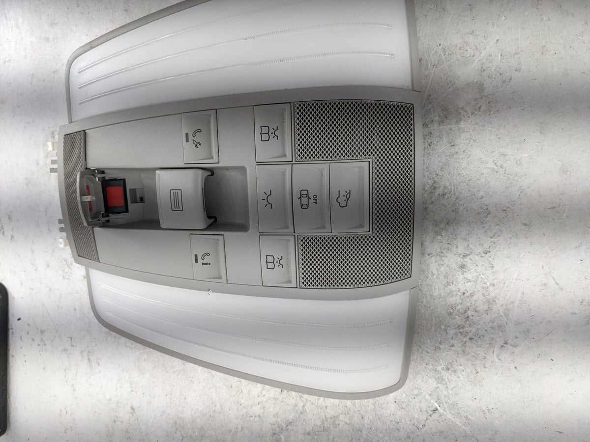 2013 Mercedes-benz E-class Overhead Console W/rear Climate Control Gray - Oemusedautoparts1.com