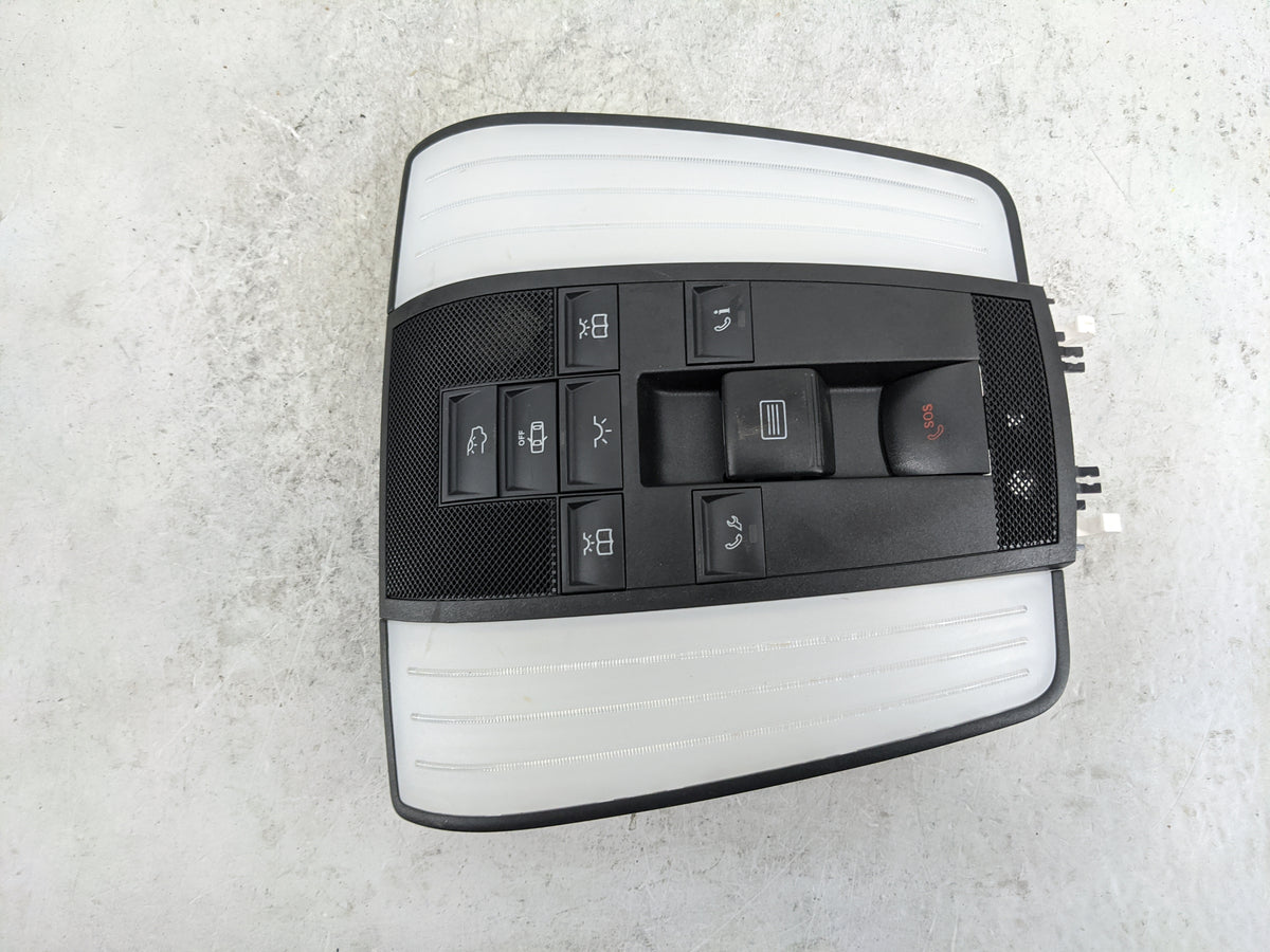 2013 Mercedes-benz E-class Overhead Roof Console Black - Oemusedautoparts1.com
