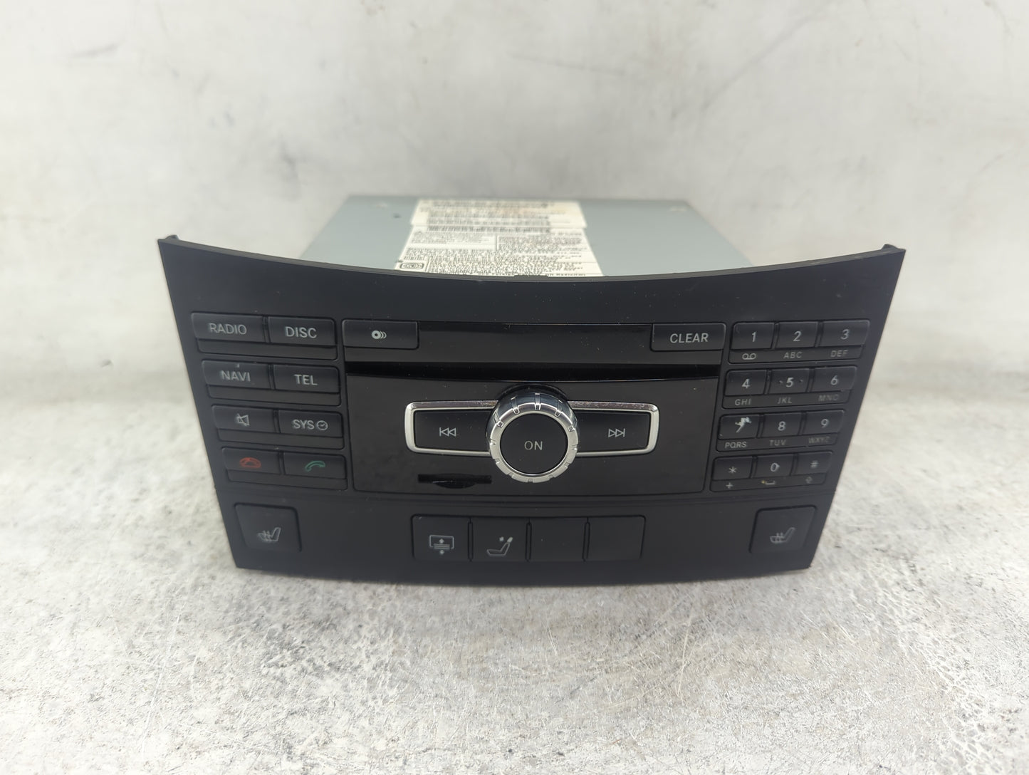 2013 Mercedes-Benz E-Class Radio AM FM Cd Player Receiver Replacement P/N:A2129005818 A2129012704, A1669027804 Fits OEM Used