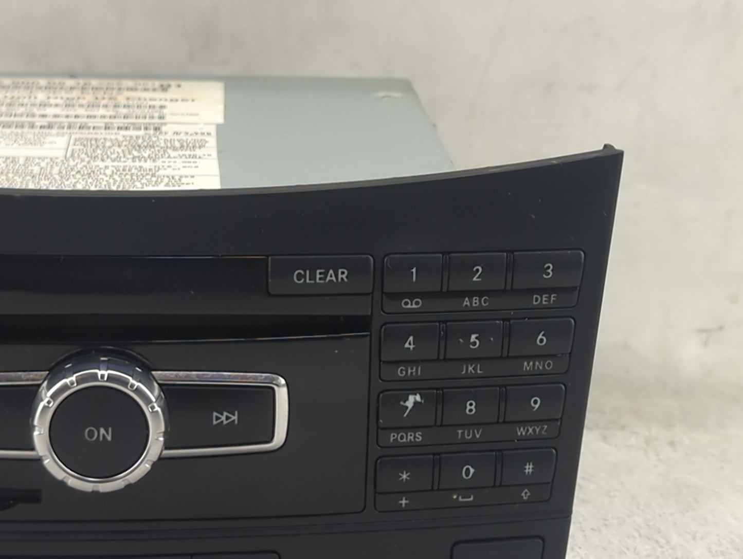 2013 Mercedes-Benz E-Class Radio AM FM Cd Player Receiver Replacement P/N:A2129005818 A2129012704, A1669027804 Fits OEM Used