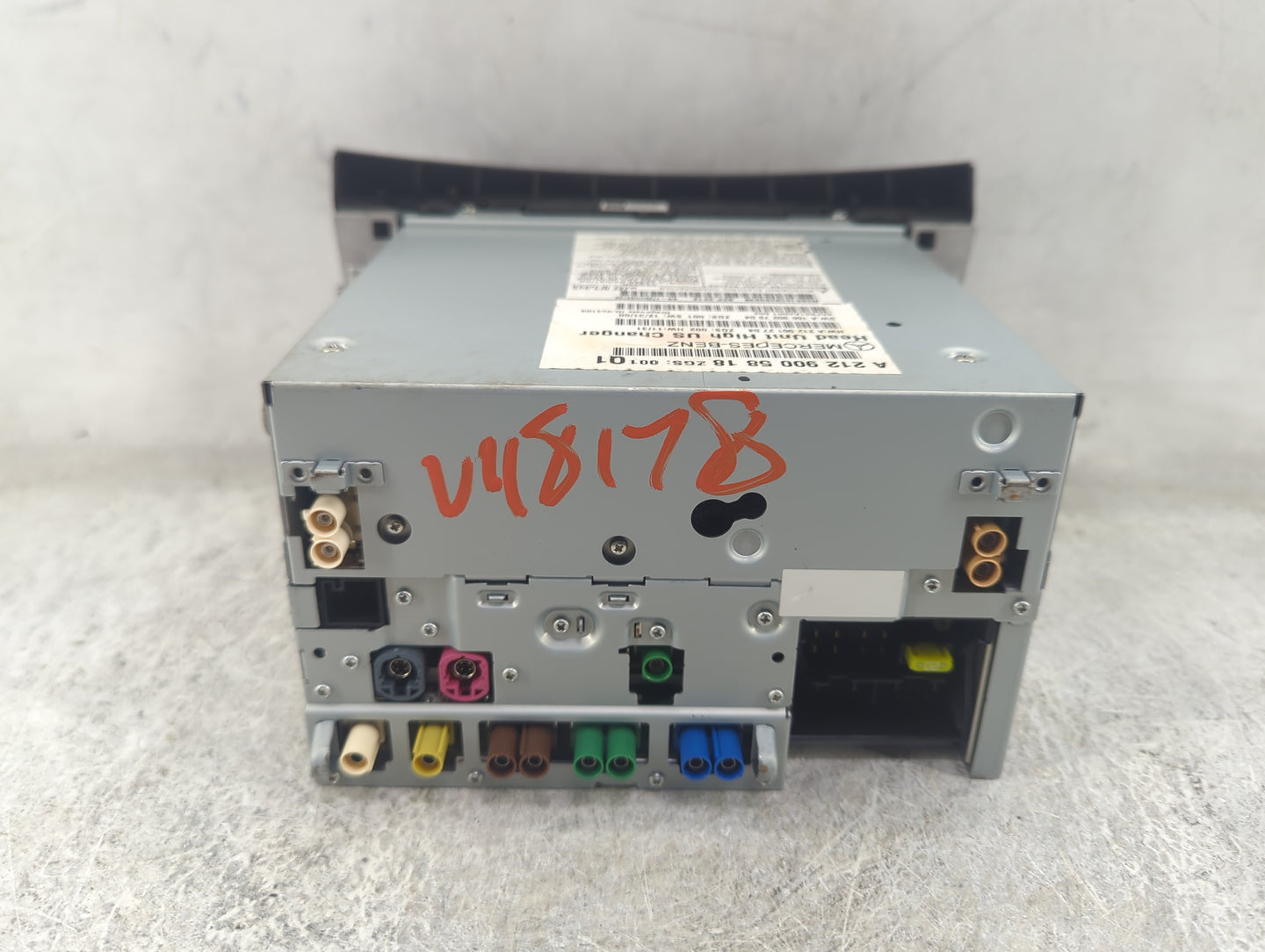 2013 Mercedes-Benz E-Class Radio AM FM Cd Player Receiver Replacement P/N:A2129005818 A2129012704, A1669027804 Fits OEM Used
