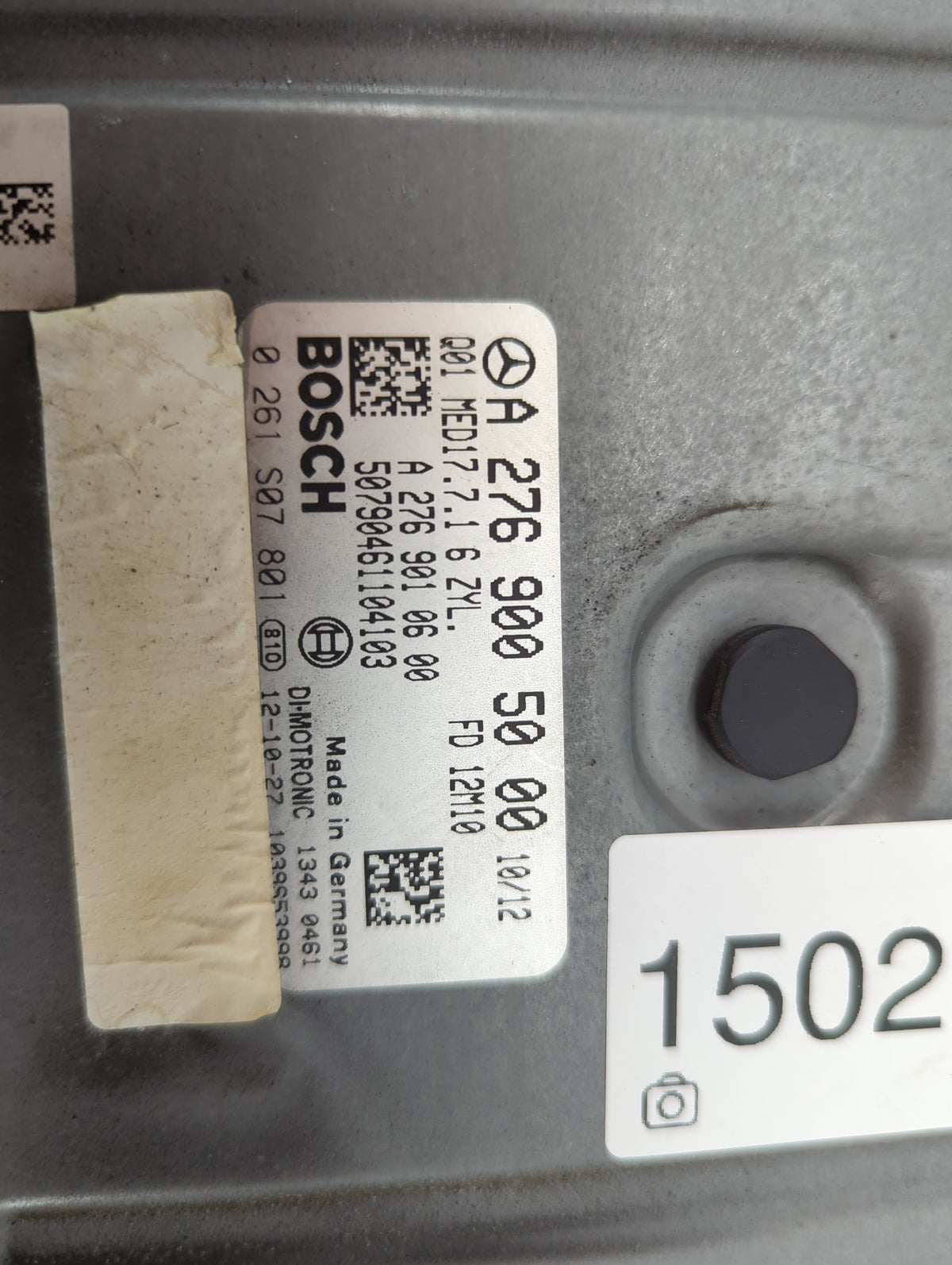 2013 Mercedes-Benz E-Class PCM Engine Control Computer ECU ECM PCU OEM P/N:A2769005000 A2769010600, 0261S07801 Fits OEM Used