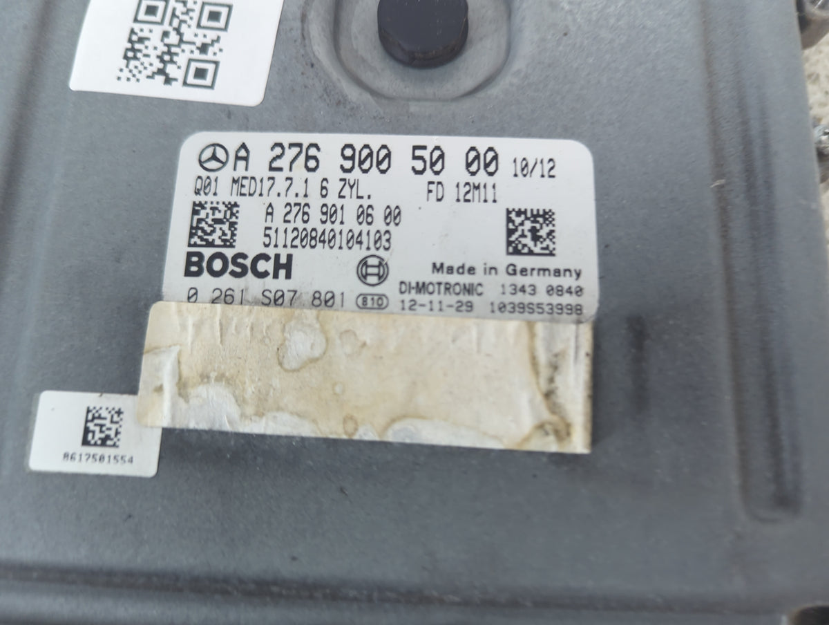 2013 Mercedes-Benz E-Class PCM Engine Control Computer ECU ECM PCU OEM P/N:A2769005000 A2769010600, 0261S07801 Fits OEM Used