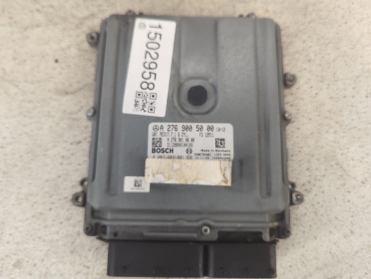 2013 Mercedes-Benz E-Class PCM Engine Control Computer ECU ECM PCU OEM P/N:A2769005000 A2769010600, 0261S07801 Fits OEM Used