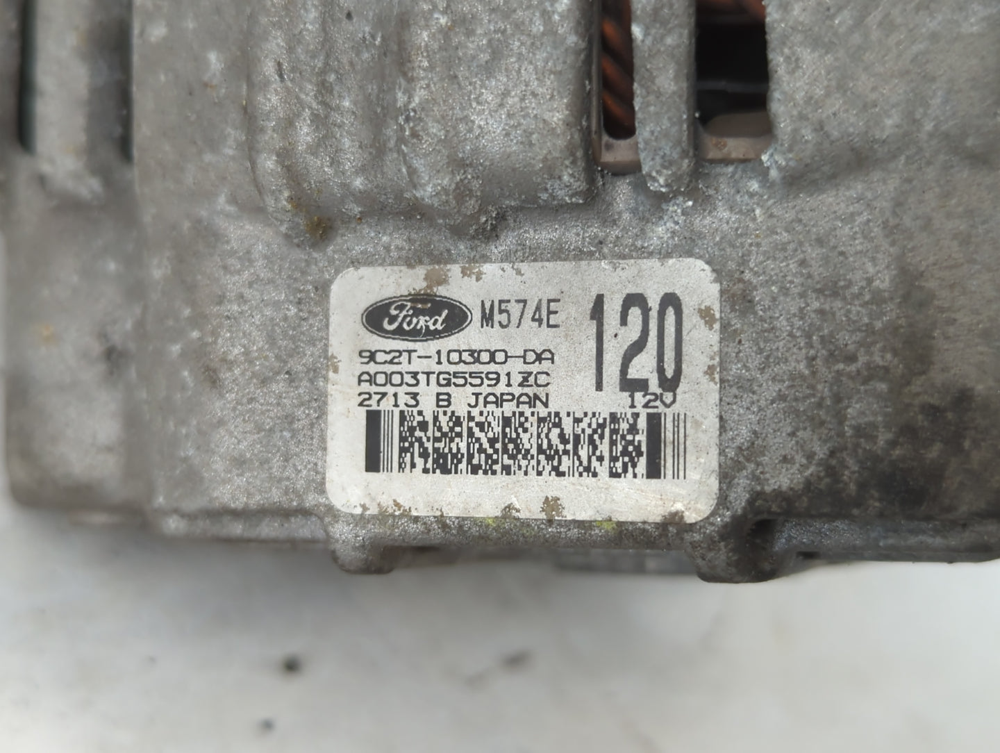2013 Mercedes-Benz E250 Alternator Replacement Generator Charging Assembly Engine OEM P/N:9C2T-10300-DA Fits OEM Used Auto P