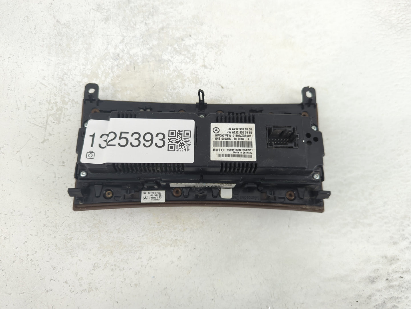 2010-2013 Mercedes-Benz E350 Climate Control Module Temperature AC/Heater Replacement P/N:A212 830 04 85 Fits OEM Used Auto 