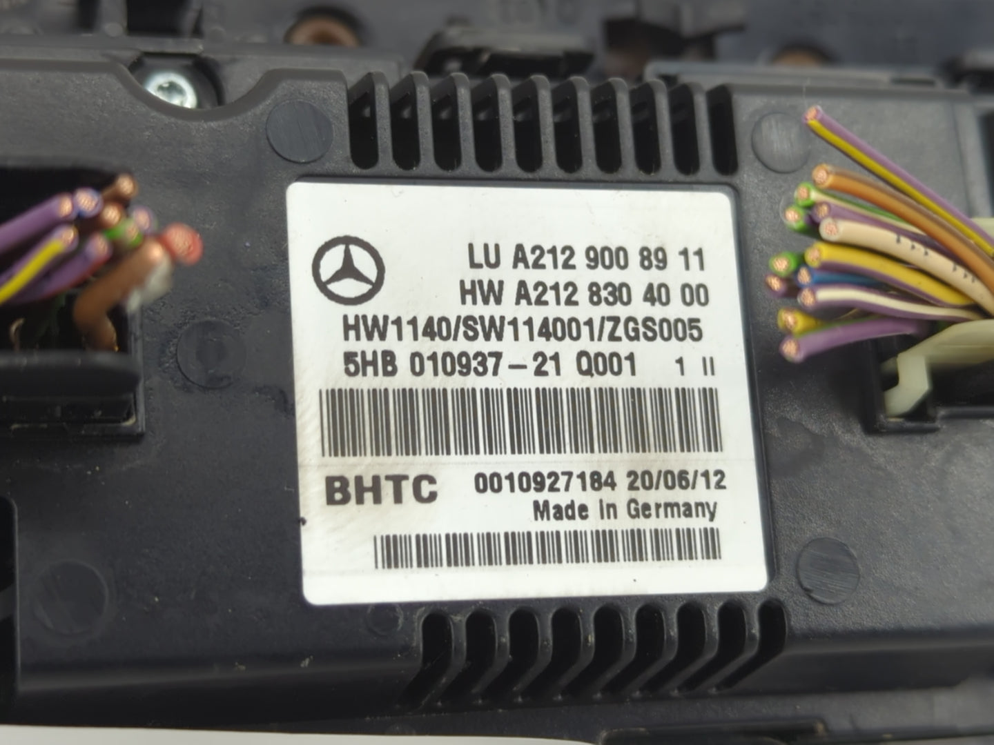 2013 Mercedes-Benz E350 Climate Control Module Temperature AC/Heater Replacement P/N:A2129008911 Fits OEM Used Auto Parts - 