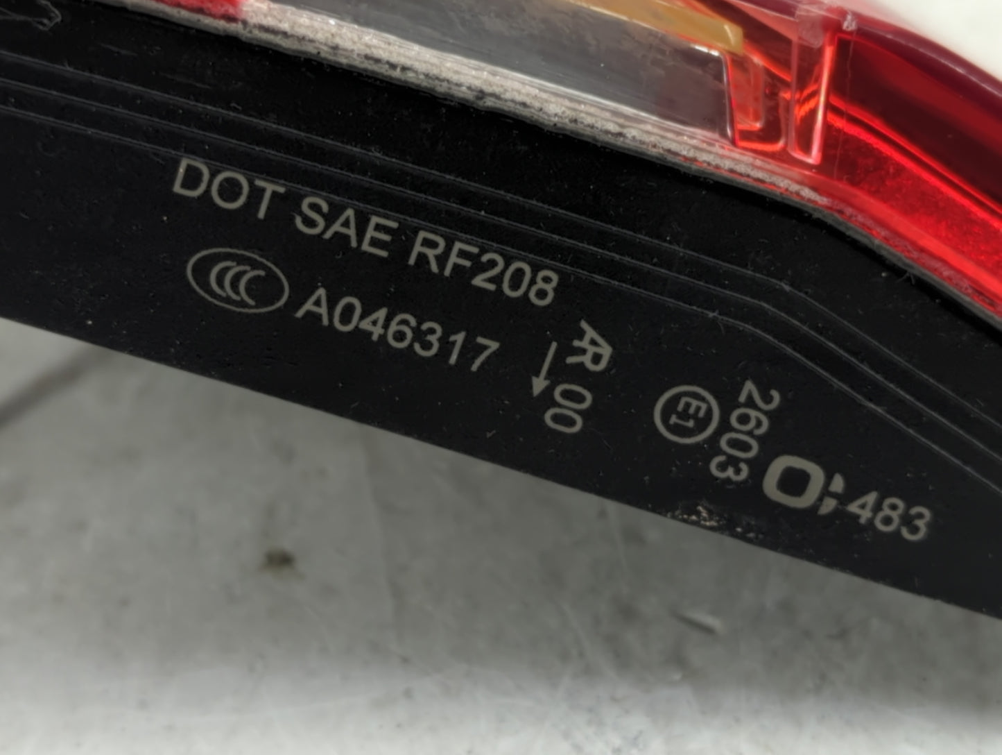 2010-2013 Mercedes-Benz E350 Tail Light Assembly Passenger Right OEM P/N:A046317 Fits Fits 2010 2011 2012 2013 OEM Used Auto