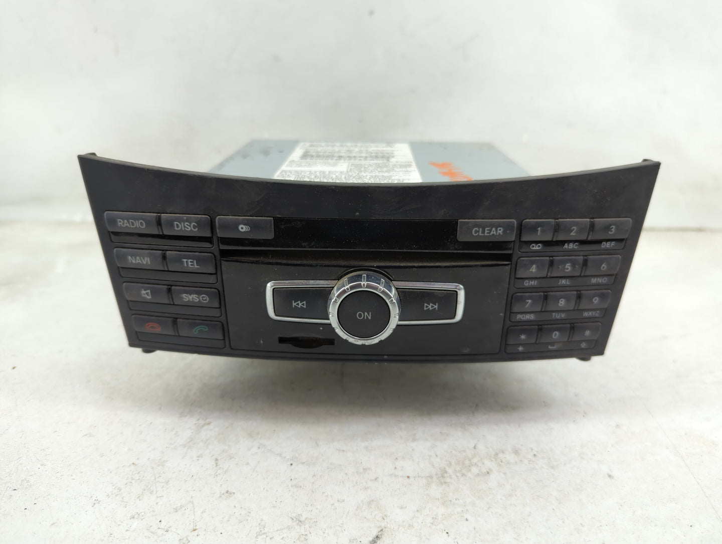 2013 Mercedes-Benz E350 Radio AM FM Cd Player Receiver Replacement P/N:A 212 900 90 16 Fits OEM Used Auto Parts - Oemusedaut