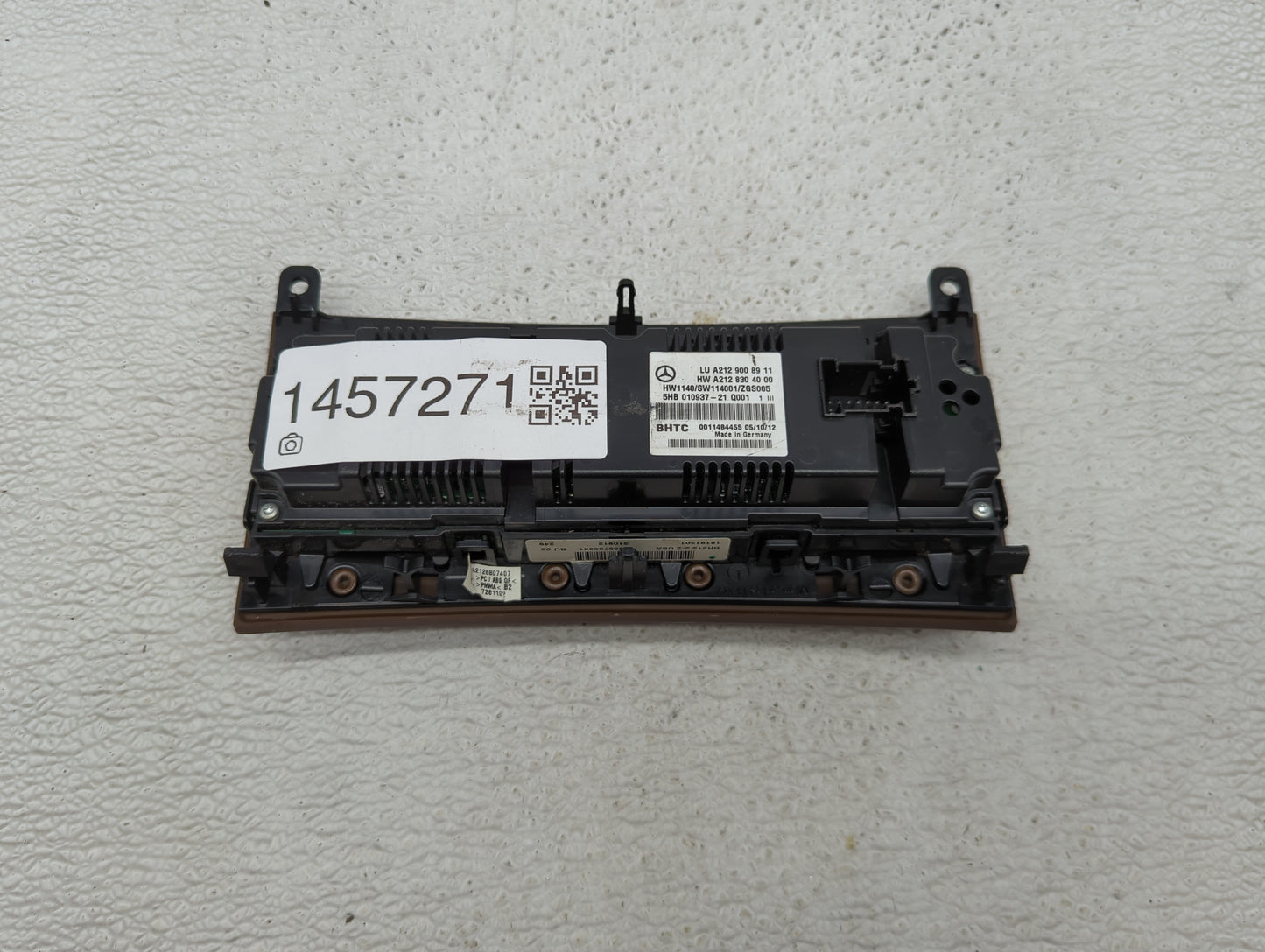 2010-2013 Mercedes-Benz E350 Climate Control Module Temperature AC/Heater Replacement P/N:A212 830 40 00 A212 900 89 11 Fits