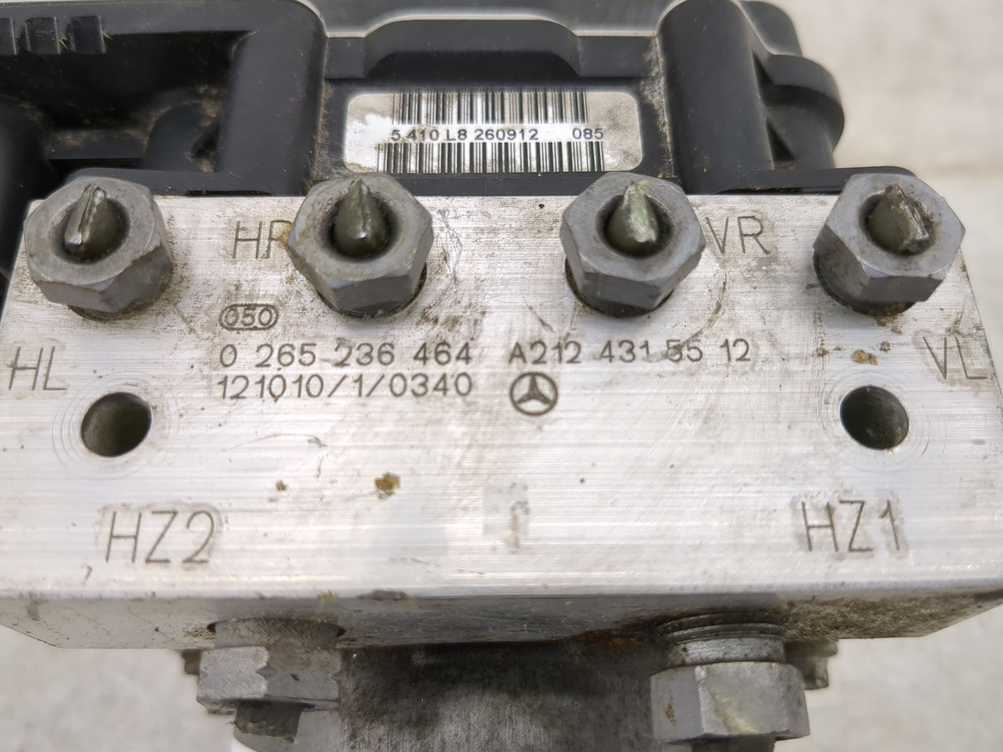 2013 Mercedes-Benz E350 ABS Pump Control Module Replacement P/N:0 265 236 464 Fits Fits 2014 OEM Used Auto Parts - Oemusedau