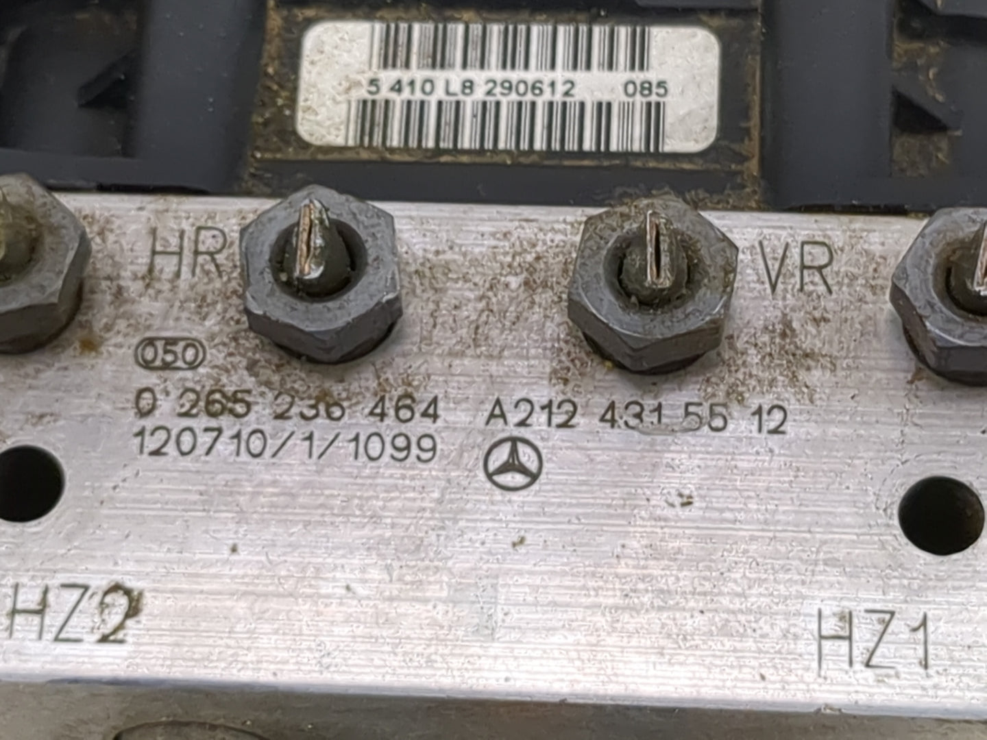 2013 Mercedes-Benz E350 ABS Pump Control Module Replacement P/N:0265236464 A2124315512, 5410L8290612 Fits Fits 2014 OEM Used