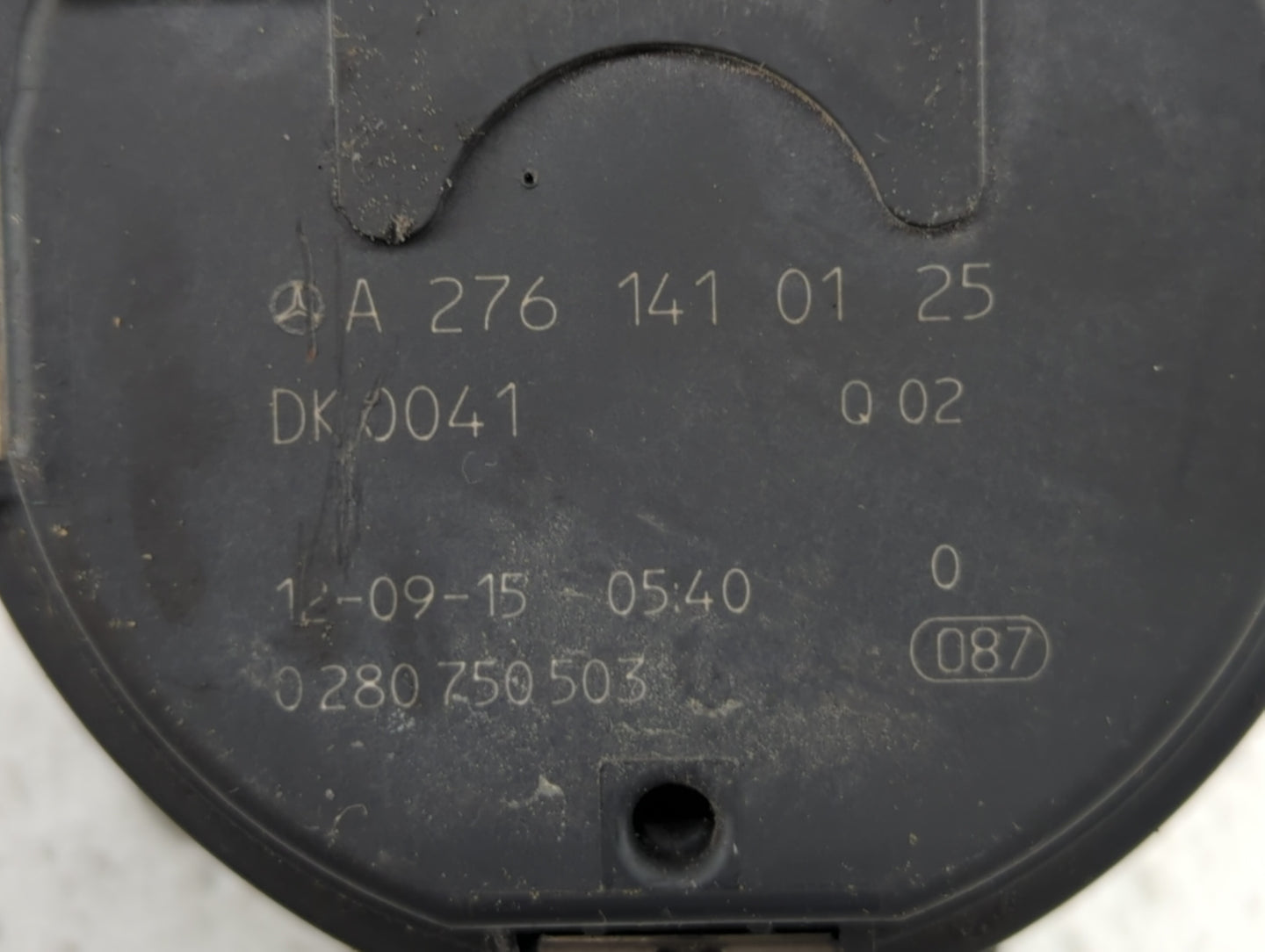 2012-2016 Mercedes-Benz E350 Throttle Body P/N:A 276 141 01 25 2761410125 Fits OEM Used Auto Parts - Oemusedautoparts1.com