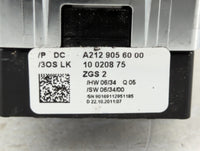 2010-2016 Mercedes-Benz E350 Master Power Window Switch Replacement Driver Side Left P/N:A212 905 60 00 Fits OEM Used Auto P