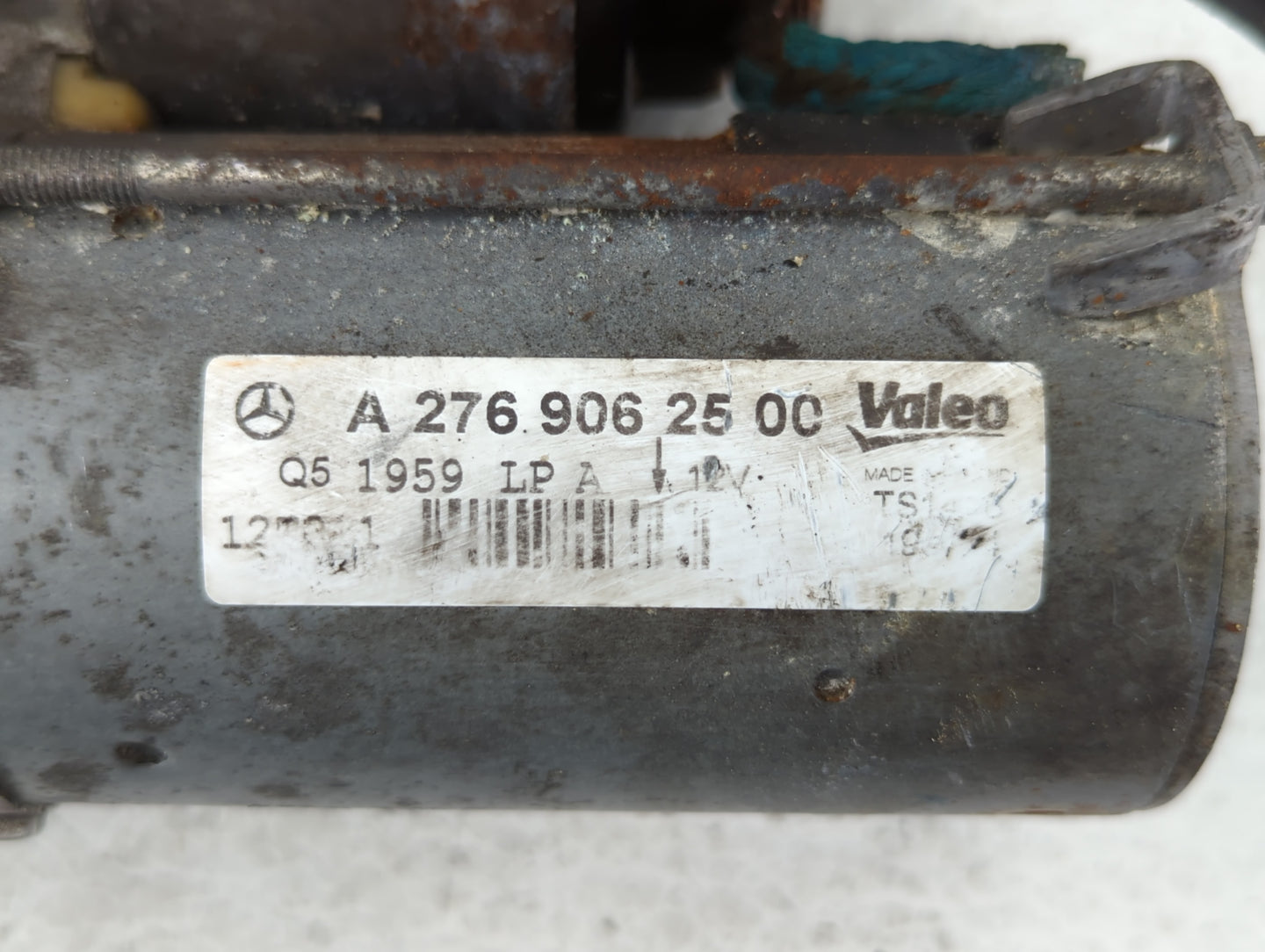 2012-2013 Mercedes-Benz E350 Car Starter Motor Solenoid OEM P/N:Q5 1959 A 276 906 25 00 Fits OEM Used Auto Parts - Oemusedau