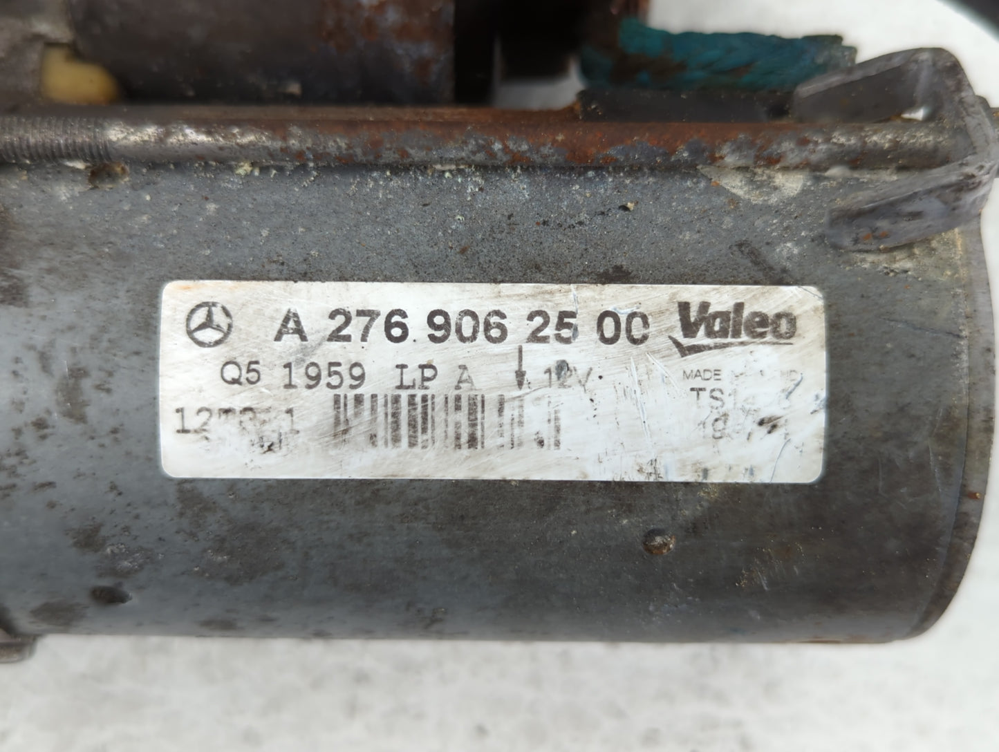 2012-2013 Mercedes-Benz E350 Car Starter Motor Solenoid OEM P/N:Q5 1959 A 276 906 25 00 Fits OEM Used Auto Parts - Oemusedau