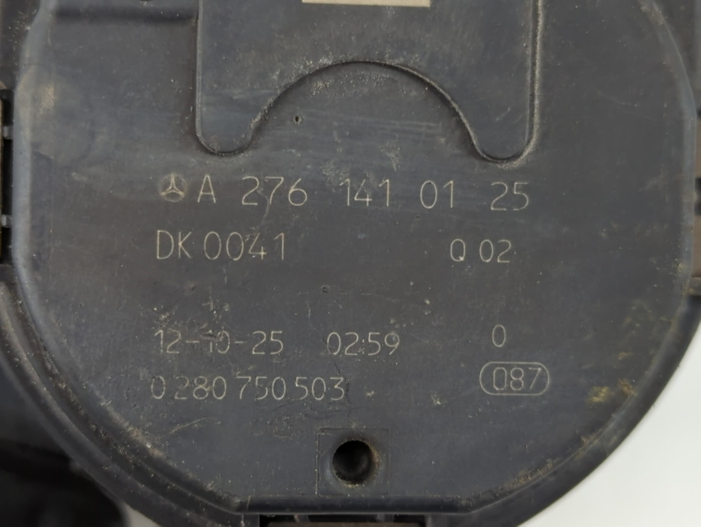 2012-2016 Mercedes-Benz E350 Throttle Body P/N:0 280 750 503 A 276 141 01 25 Fits OEM Used Auto Parts - Oemusedautoparts1.co
