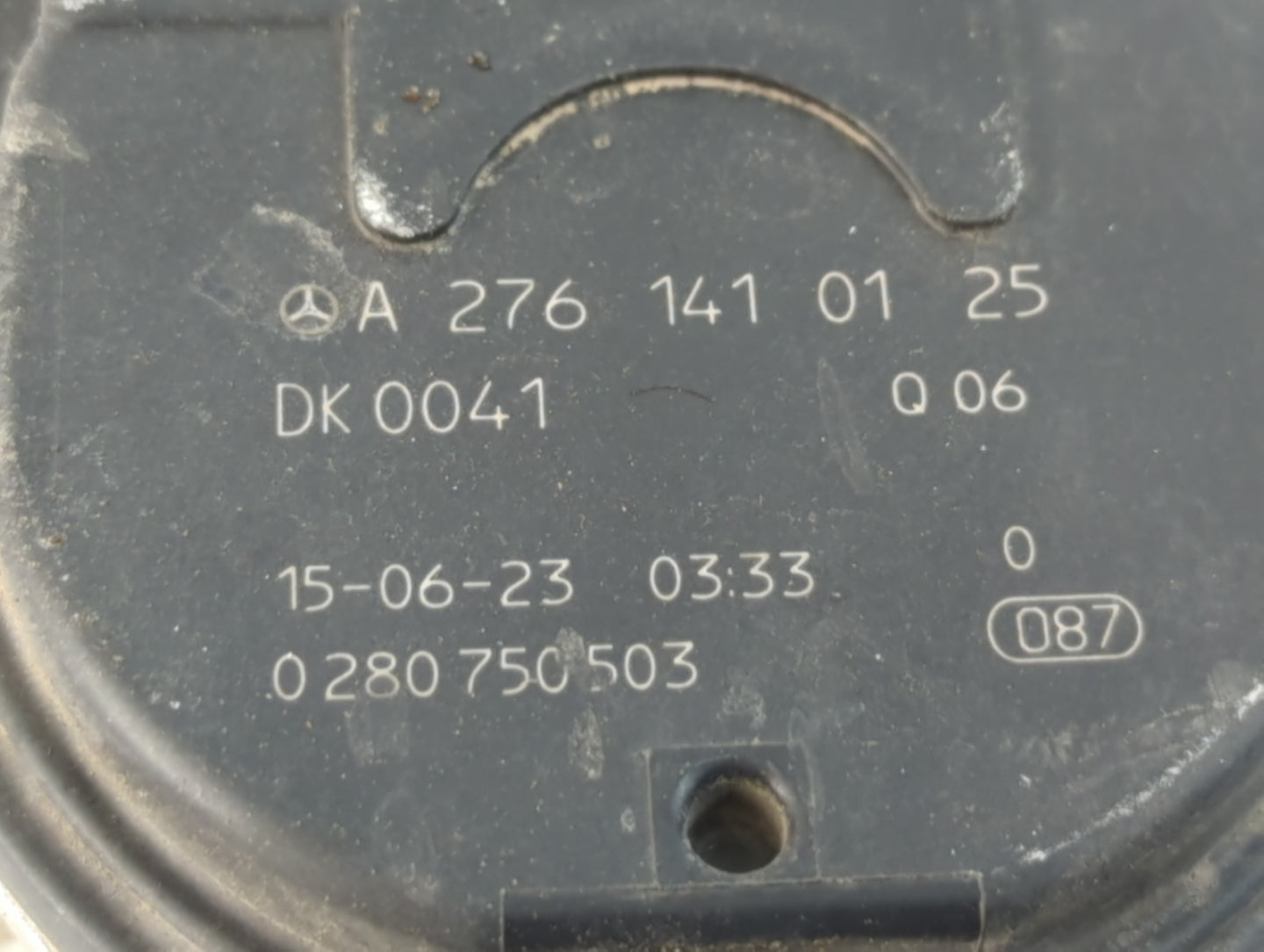 2012-2016 Mercedes-Benz E350 Throttle Body P/N:0 280 750 503 A 276 141 01 25 Fits OEM Used Auto Parts - Oemusedautoparts1.co