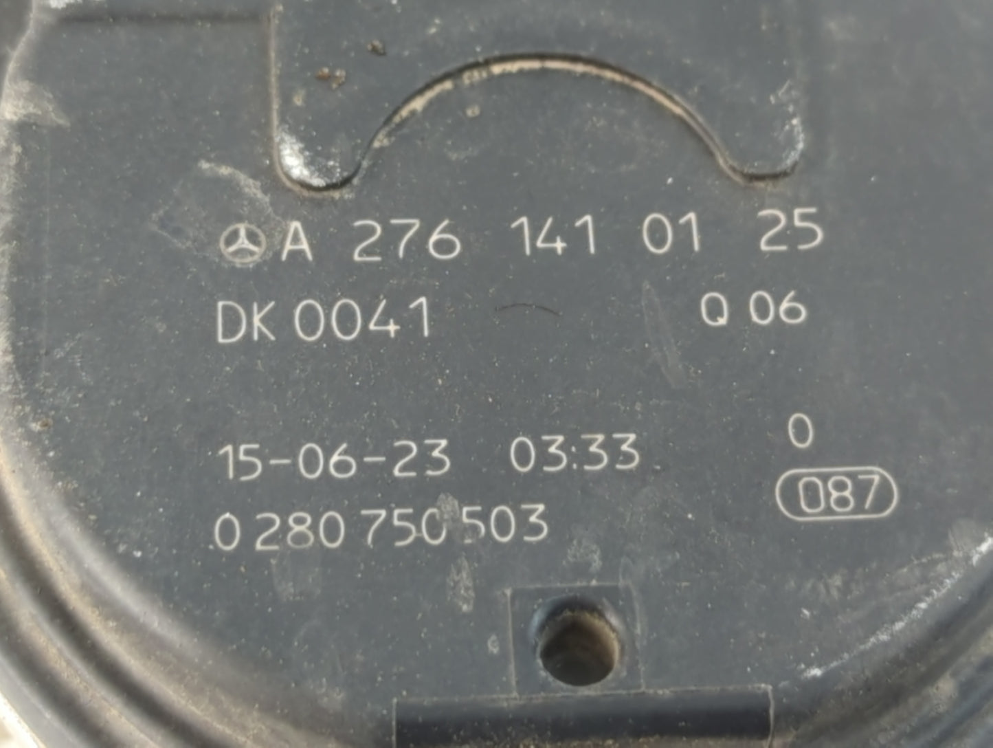 2012-2016 Mercedes-Benz E350 Throttle Body P/N:0 280 750 503 A 276 141 01 25 Fits OEM Used Auto Parts - Oemusedautoparts1.co