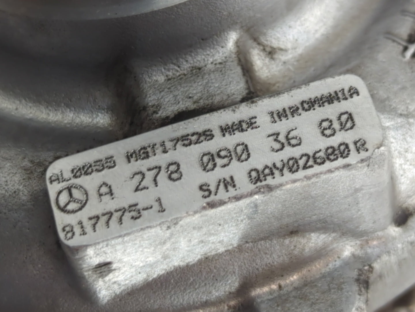 2012 E550 Turbocharger Turbo Charger Super Charger Supercharger - Oemusedautoparts1.com