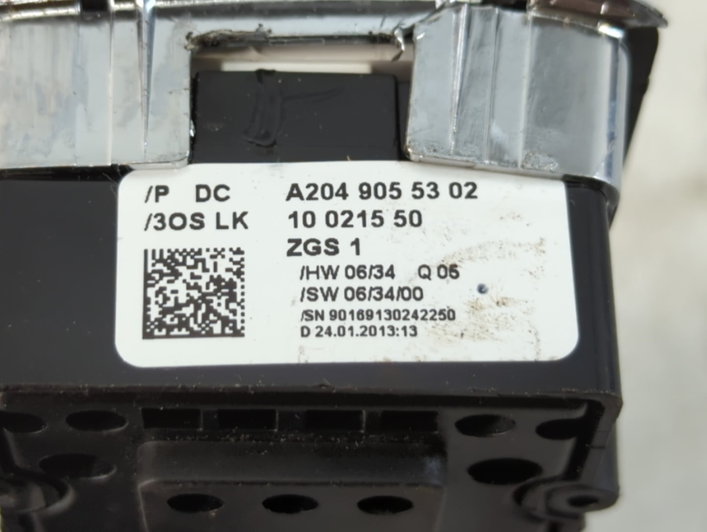 2010-2017 Mercedes-Benz E550 Master Power Window Switch Replacement Driver Side Left P/N:10 0215 50 A204 905 53 02 Fits OEM 
