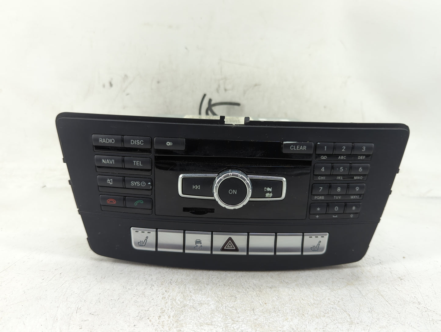 2013 Mercedes-Benz Gl350 Radio AM FM Cd Player Receiver Replacement P/N:1669000109 Fits OEM Used Auto Parts - Oemusedautopar