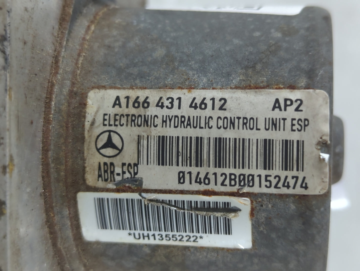2013 Mercedes-Benz Gl350 ABS Pump Control Module Replacement P/N:A166 431 4612 Fits Fits 2012 OEM Used Auto Parts - Oemuseda