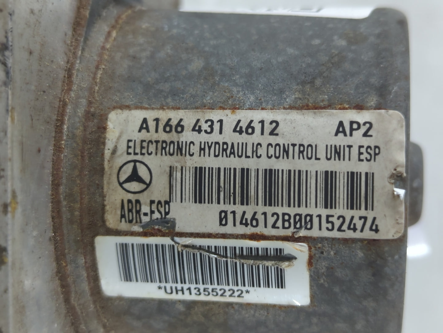 2013 Mercedes-Benz Gl350 ABS Pump Control Module Replacement P/N:A166 431 4612 Fits Fits 2012 OEM Used Auto Parts - Oemuseda