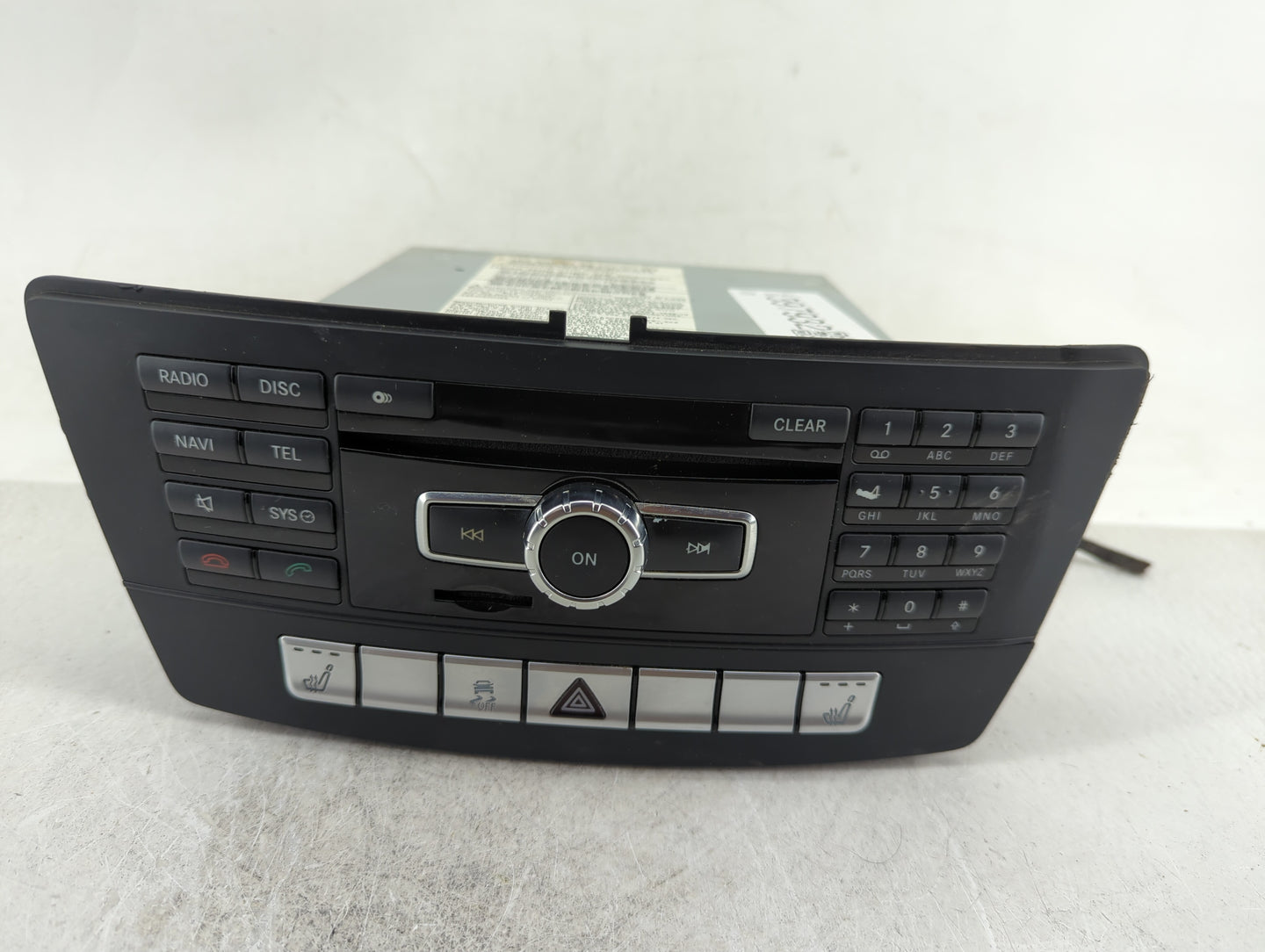 2013 Mercedes-Benz Gl450 Radio AM FM Cd Player Receiver Replacement P/N:1669000109 Fits OEM Used Auto Parts - Oemusedautopar