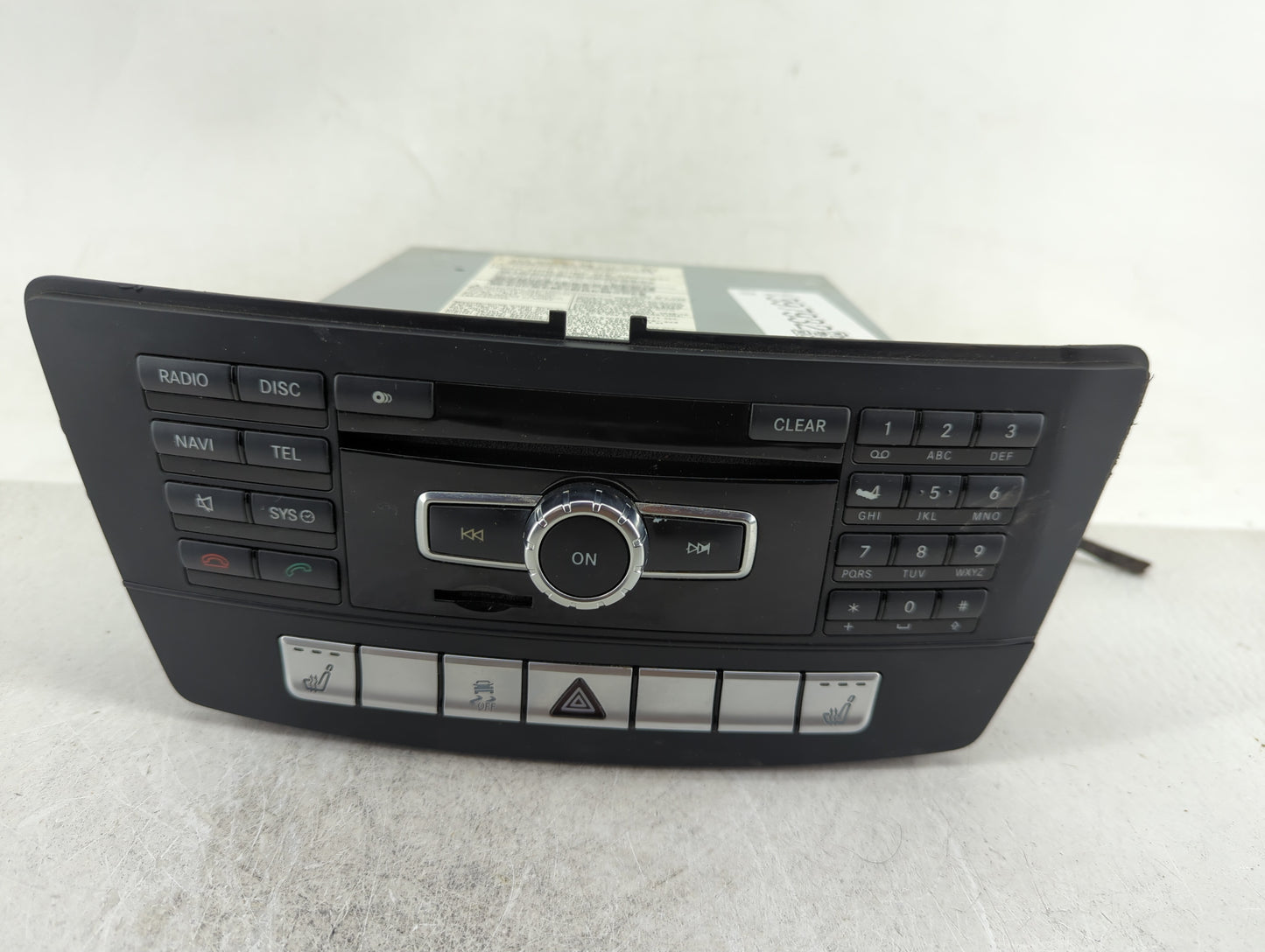 2013 Mercedes-Benz Gl450 Radio AM FM Cd Player Receiver Replacement P/N:1669000109 Fits OEM Used Auto Parts - Oemusedautopar