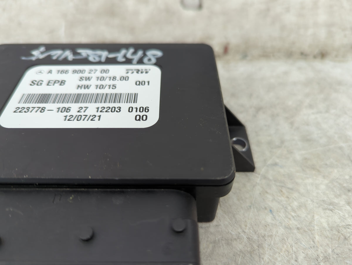 2013-2014 Mercedes-benz Gl450 Parking Brake Control Module 1452417 - Oemusedautoparts1.com