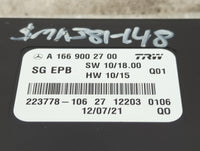 2013-2014 Mercedes-benz Gl450 Parking Brake Control Module 1452417 - Oemusedautoparts1.com