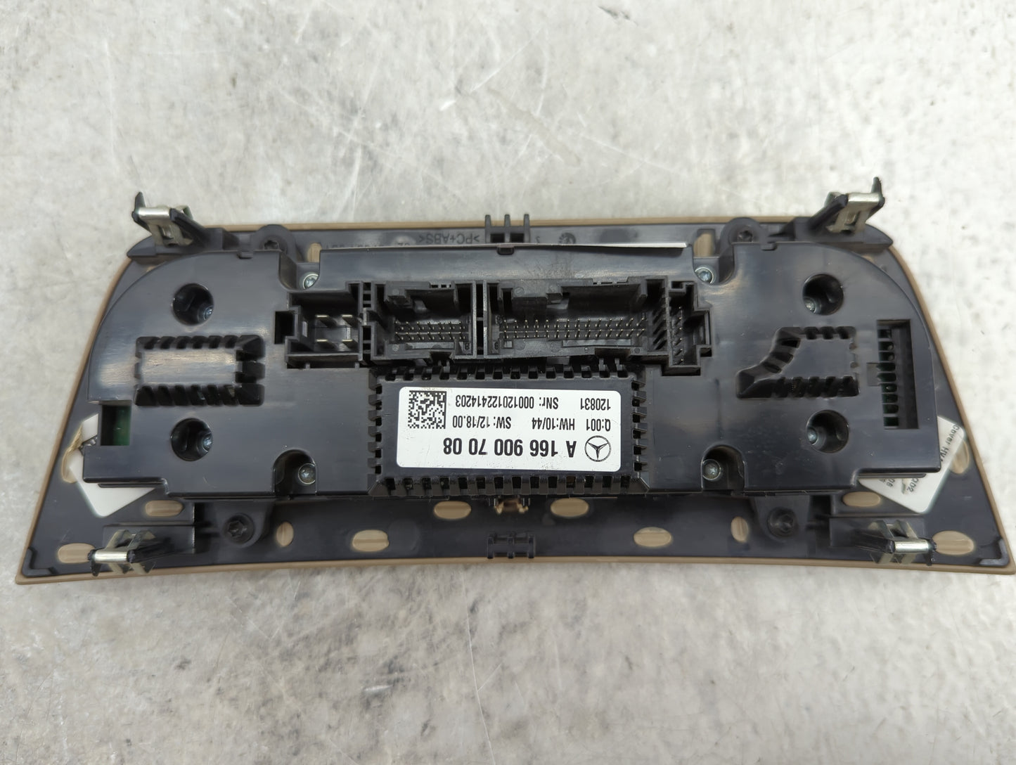 2013 Mercedes-Benz Gl450 Climate Control Module Temperature AC/Heater Replacement P/N:A1669007008 Fits OEM Used Auto Parts -