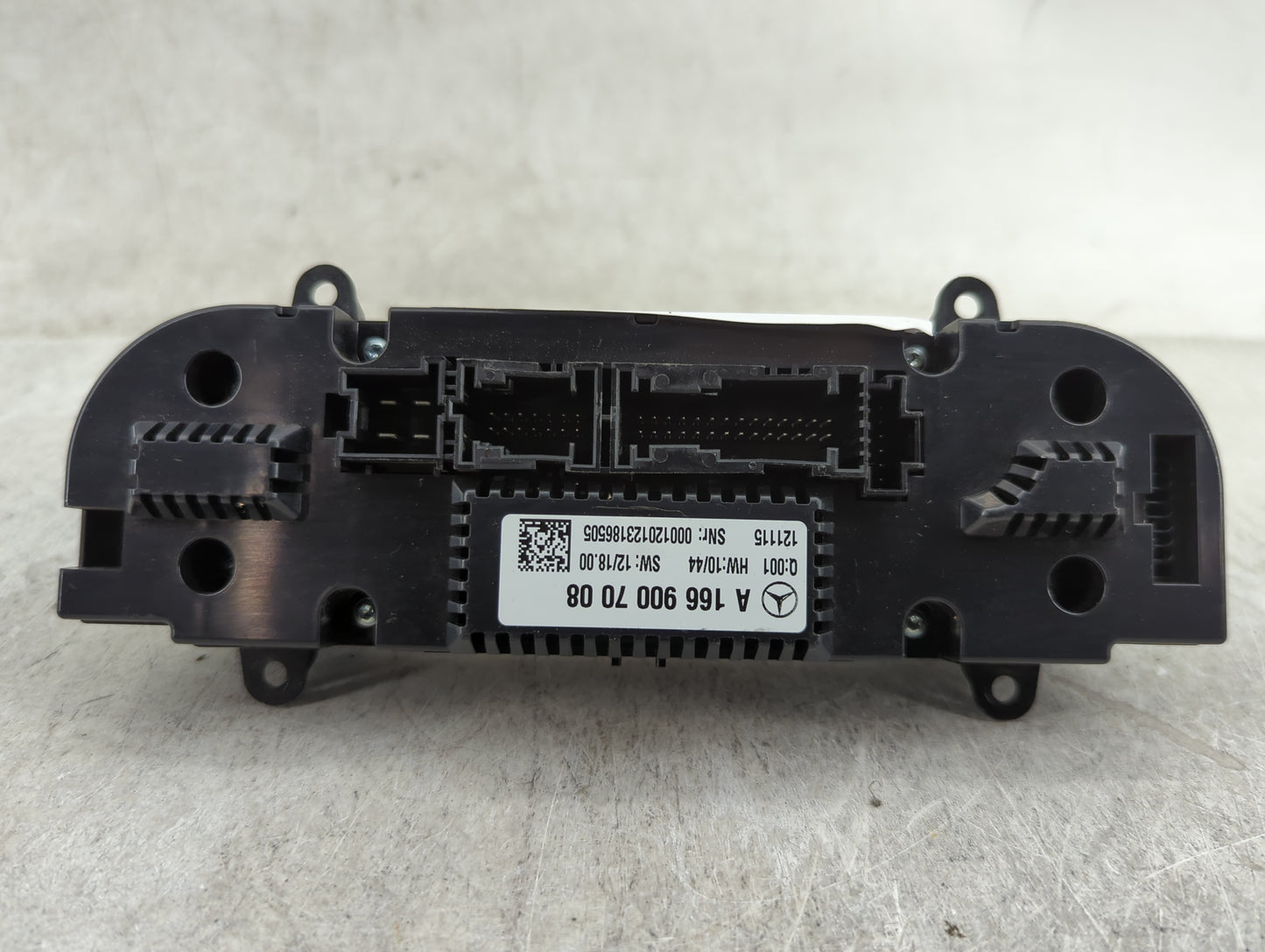 2013 Mercedes-Benz Gl450 Climate Control Module Temperature AC/Heater Replacement P/N:A 166 900 70 08 Fits OEM Used Auto Par